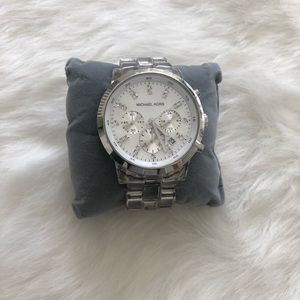 Clear band Michael Kors watch